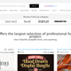 Homepage of MyFonts.com